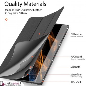 Dux Ducis domo dirbtinos odos atverčiamas dėklas (Samsung Tab S8 Ultra /Tab S9 Ultra (x910-x916/Tab S10 Ultra SM-X920-X926B) Dux Ducis domo dirbtinos odos atverčiamas dėklas (Samsung Tab S8 Ultra /Tab S9 Ultra (x910-x916/Tab S10 Ultra SM-X920-X926B)